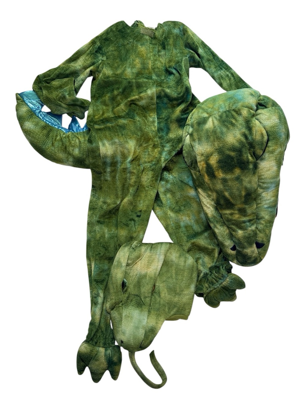 Pottery Barn Kids Light-Up Dinosaur Costume & Matching Treat Bag Set (Size 7-8!